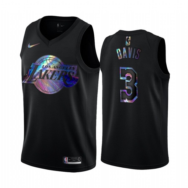 NBA Los Angeles Lakers Trikot Anthony Davis 3 Iridescent HWC Collection Swingman - Herren
